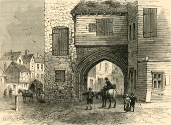 Priorij van St. Mary Overy, 1700, c1878