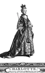 Koningin Charlotte, koningin-gemalin van George III van het Verenigd Koninkrijk