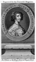 Koningin Henrietta Maria, koningin-gemalin van Karel I