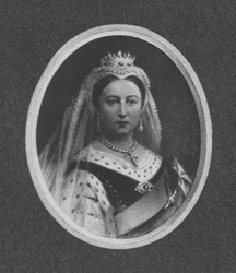 Koningin Victoria in staatsgewaden