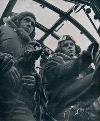 RAF bommenwerper piloot en tweede piloot, 1941
