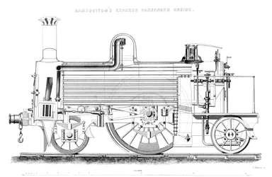 Ramsbottoms Express Passagierslocomotief, 1866