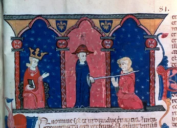 Raymond VII ontvangt absolutie, c1296