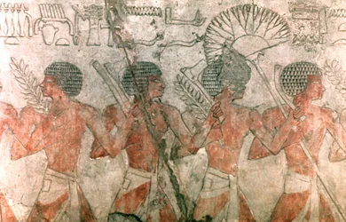 Reliëf met soldaten, Tempel van Hatschepsut