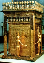 Replica canopische kist uit het graf van Toetanchamon, Egypte