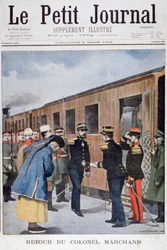 Terugkeer van kolonel Marchand naar China, 1902