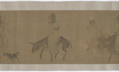 Terugkeer naar huis na de oogst, Yuan- of Ming-dynastie, 14e-15e eeuw