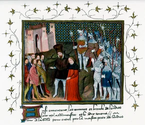Richard II overgedragen door Bolingbroke aan de burgers van Londen