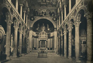 Rome - Basiliek van Sint Agnes buiten de muren aan de Via Nomentana, 1910