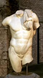 Romeinse kopie van een Grieks beeld van een mannelijke torso