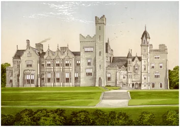 Rossmore Park, County Monaghan, Ierland, huis van Lord Rossmore, ca. 1880