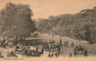 Rotten Row, Londen, ca. 1900