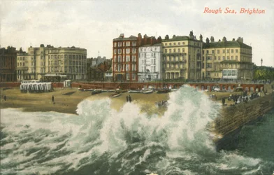 Woeste zee, Brighton, late 19e - vroege 20e eeuw