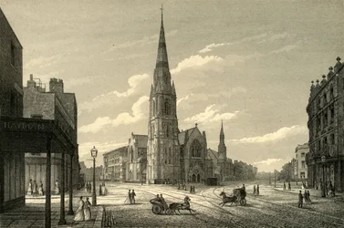 Rowland Hills Kapel & Scholen, Westminster Bridge Road, c1876