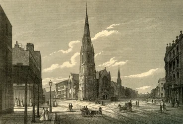 Rowland Hills Kapel & Scholen, Westminster Bridge Road, ca. 1878