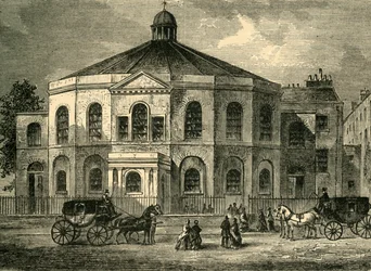 Rowland Hills Kapel in 1814, ca. 1878