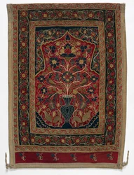 Koninklijke Ronde Tent gemaakt voor Muhammad Shah wandpaneel met één paneel B, 1834-1848