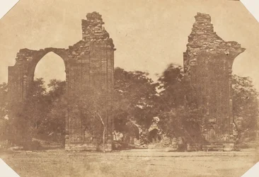 Ruïnes in Oud Delhi, 1850s