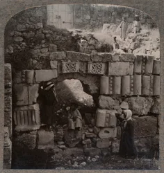 Ruïnes van het Huis van Lazarus, ca. 1900