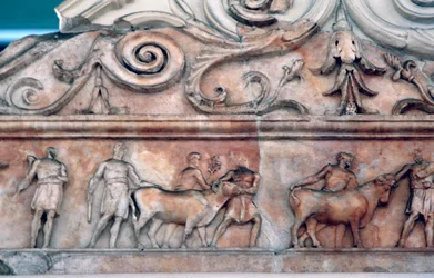 Offerscène op de Ara Pacis, Rome