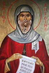 Sint-Antonius. Saint-Antoine-le-Grand orthodoxe kerk, Saint-Laurent-en-Royans, Frankrijk