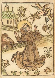 Sint Franciscus ontvangt de stigmata, ca. 1480