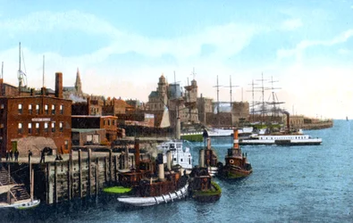 Haven van Saint John, Saint John, New Brunswick, Canada, c1900s