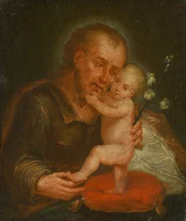 Sint Jozef met baby Jezus