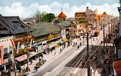 Sakaemachi Street, Nagoya, Japan, 20e eeuw