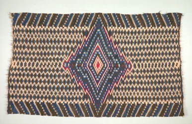 Saltillo-stijl deken Sarape, ca. 1860-1875