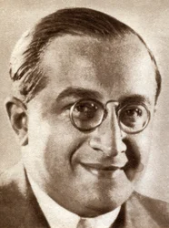 Sam Eckman Jr, hoofd van de MGM-organisatie in Groot-Brittannië, 1933