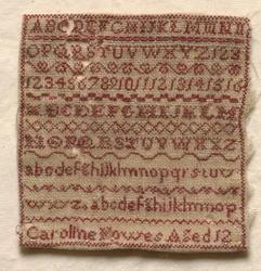 Sampler, 1800s