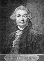 Samuel Foote, 18e-eeuwse Engelse toneelschrijver, acteur en theatermanager, 1886
