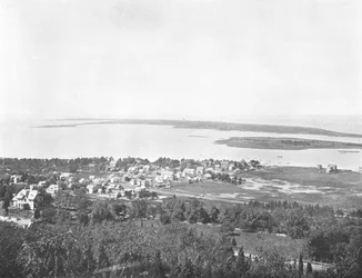 Sandy Hook, vanaf Highland Light, New Jersey, VS, ca. 1900