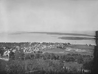 Sandy Hook, vanaf Highland Light, New Jersey, ca. 1897