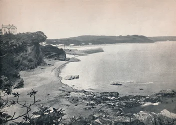Saundersfoot - Algemeen uitzicht op de baai, 1895
