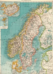 Scandinavië, ca. 1906, 1907