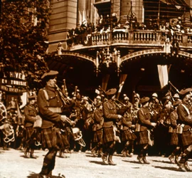Schotse soldaten, 14 juli 1919