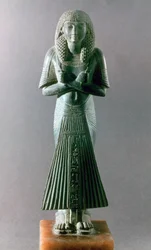 Shabti of Ushabti, een grafbeeldje, Egypte, 18e dynastie