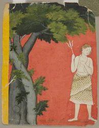 Shiva onder bomen, ca. 1780