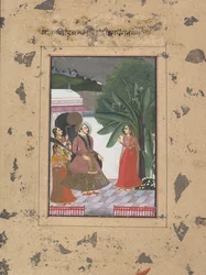 Shri Rama Putra Raga: Pagina uit de verspreide Boston Ragamala-serie..., ca. 1760