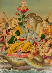 Shri Sheshanarayana, Vishnu Narayana op Shesha, 1886