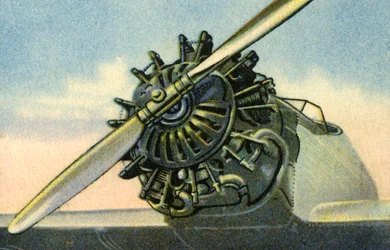 Siemens Sh 20 60 pk vliegtuigmotor, 1932