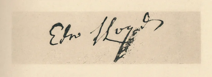 Handtekening van Edward Lloyd, 1712, 1928
