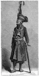 Sikh hoofdman, 1886