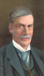 Sir Ernest Mason Satow 1843-1929, Britse geleerde, diplomaat en Japanoloog, 1906