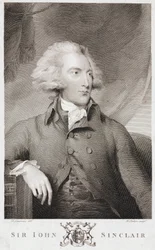 Sir John Sinclair, Schotse landbouwkundige en statisticus, ca. 1790s
