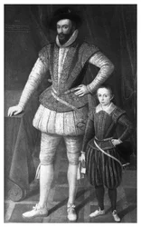 Sir Walter Raleigh en zijn zoon