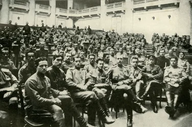 Soldaat Afgevaardigden van de Russische Legers bij de Douma, 1919