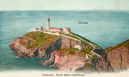 South Stack Vuurtoren, Holyhead, Anglesey, ca. 1920